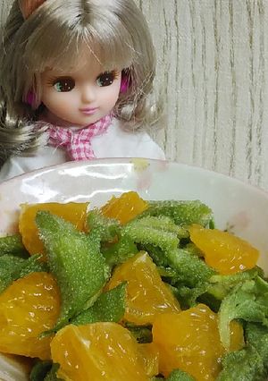 リカちゃん♡デコポンアイスプラントぽん酢-レシピのメイン写真