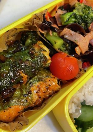 豚肉大葉巻き弁当-レシピのメイン写真