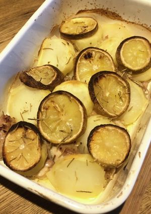 チキンポテトレモンのオーブン焼き-レシピのメイン写真