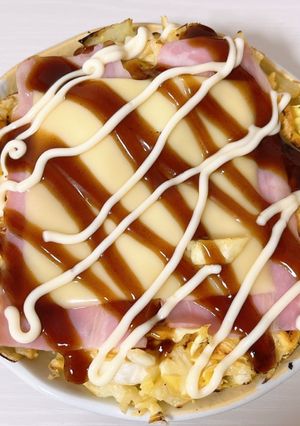 キャベツ大量消費！お好み焼き風-レシピのメイン写真