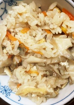 あさりとまいたけの炊き込みごはん-レシピのメイン写真