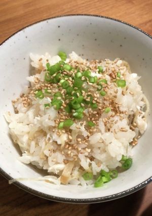 刺身鯛で超簡単！生姜たっぷり鯛めし-レシピのメイン写真