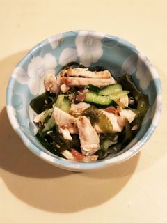 サラダチキンの梅和え-レシピのメイン写真