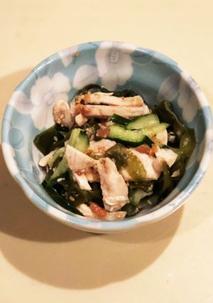 サラダチキンの梅和え-レシピのメイン写真