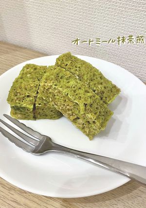 オートミール抹茶蒸しパン-レシピのメイン写真