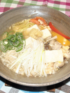 【ひとり鍋】豆腐と鶏肉のトロトロ煮-レシピのメイン写真