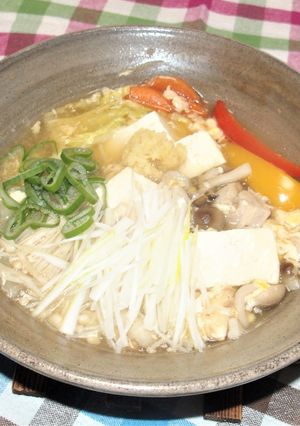 【ひとり鍋】豆腐と鶏肉のトロトロ煮-レシピのメイン写真