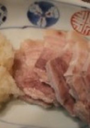 塩豚のパンチソース(豚肉、大根)-レシピのメイン写真