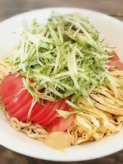 キュウリが美味い!シンプル冷やし中華-レシピのメイン写真