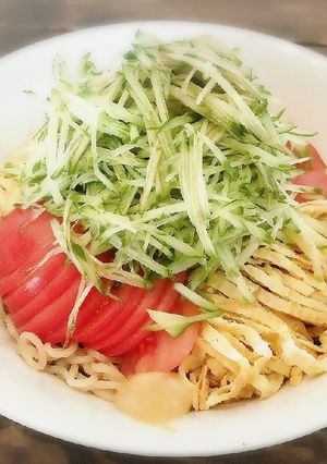 キュウリが美味い！シンプル冷やし中華-レシピのメイン写真