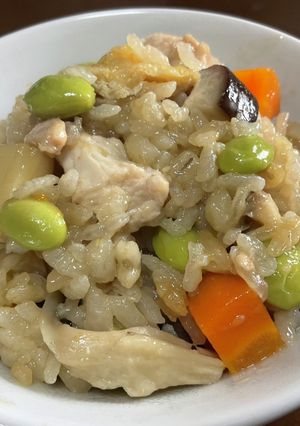 簡単美味しい！具沢山の炊き込みご飯♫-レシピのメイン写真