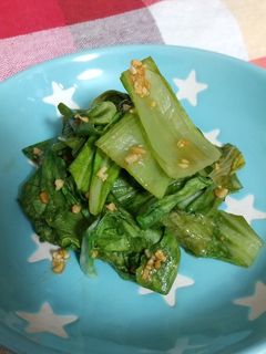 チンゲン菜のごま和え-レシピのメイン写真