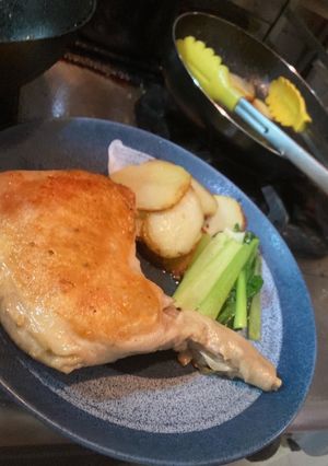 鶏もも肉のコンフィ-レシピのメイン写真