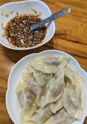 適当 水餃子 ユーリンチー風タレ-レシピのメイン写真
