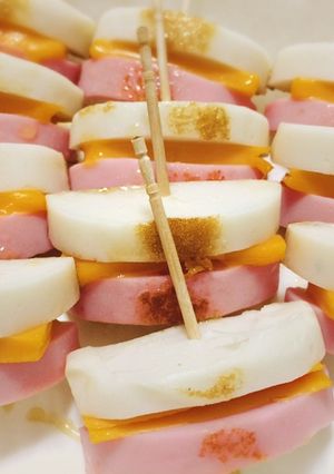 簡単おかず:かまぼこチーズ焼き-レシピのメイン写真