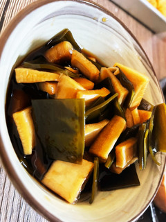 出汁を取った後の昆布の漬物-レシピのメイン写真