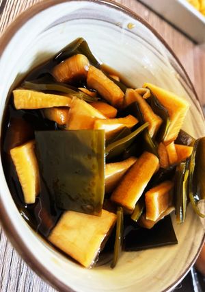 出汁を取った後の昆布の漬物-レシピのメイン写真