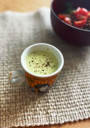 簡単!美味しい旬のそら豆ポタージュ-レシピのメイン写真