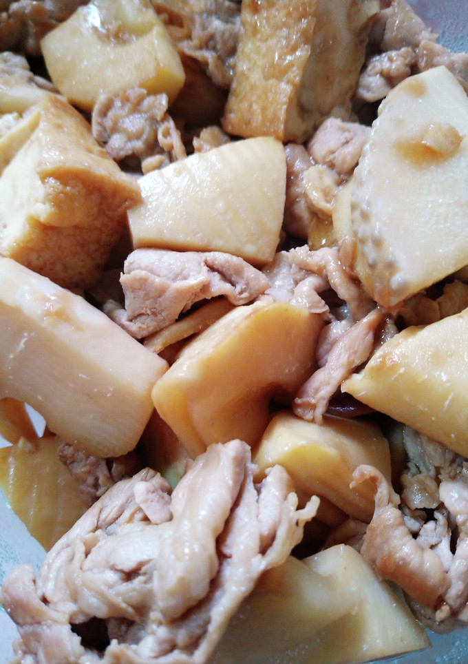 たけのこと豚肉と厚揚げのオイスター炒め-レシピのメイン写真