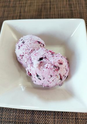 ブルーベリーアイスクリーム-レシピのメイン写真