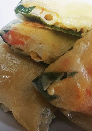 春巻の皮を使って～ポテサラのチーズ焼き-レシピのメイン写真