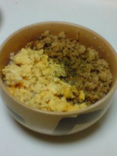 鶏のそぼろ丼-レシピのメイン写真