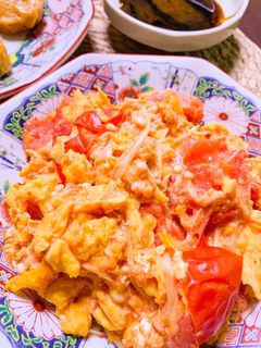 超簡単!卵とトマトのさっぱり炒め-レシピのメイン写真