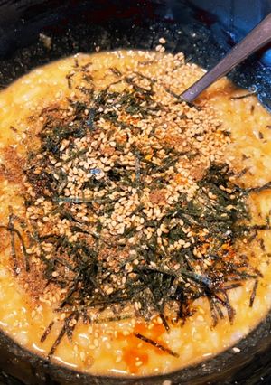 もつ煮の余汁でチーズリゾート-レシピのメイン写真