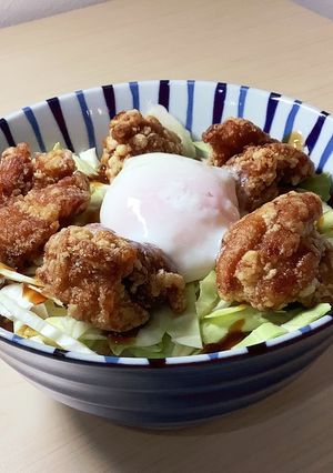 ボリューム満点✨唐揚げ丼-レシピのメイン写真