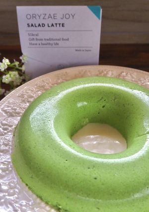 ラテの素を使って！抹茶ババロア-レシピのメイン写真