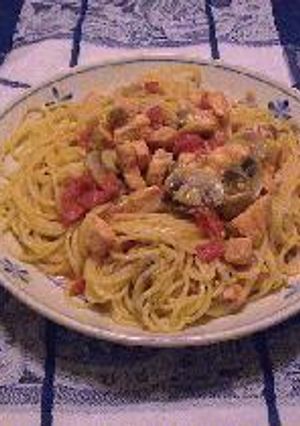 生鮭のトマトクリームパスタ-レシピのメイン写真