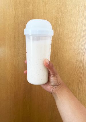 バナナ＆アーモンド豆乳ヨーグルトドリンク-レシピのメイン写真