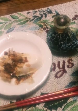 美味しくダイエット!豆腐に鰹節と減塩醤油-レシピのメイン写真