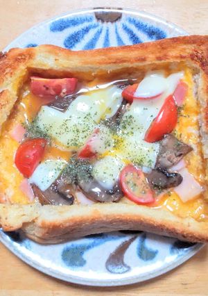 厚切りパンでキッシュ風トースト-レシピのメイン写真