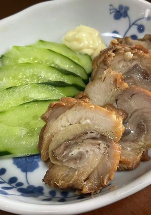 少し中華風の鶏もも肉のチャーシュー♫-レシピのメイン写真