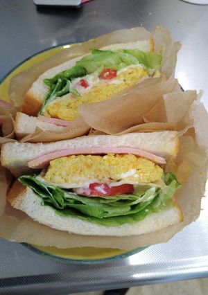 スパニッシュオムレツサンドイッチ-レシピのメイン写真