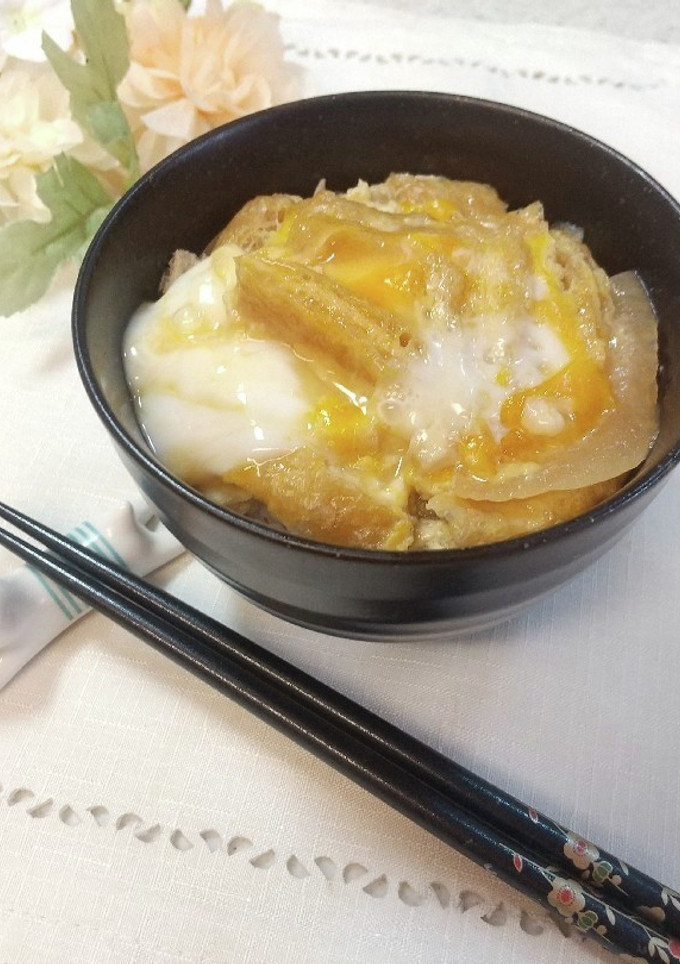 油揚げで簡単♪たまご丼-レシピのメイン写真