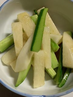 山芋ときゅうりの酢の物-レシピのメイン写真