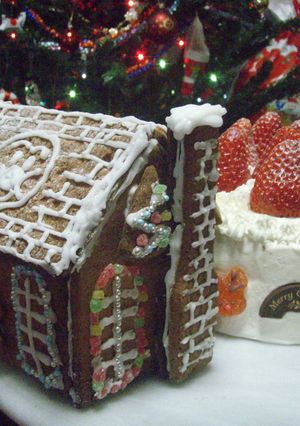 お菓子の家 クリスマス 誕生日に♪-レシピのメイン写真
