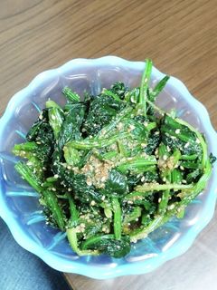 簡単 ほうれん草の胡麻和え-レシピのメイン写真
