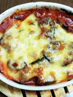 ナスとベーコンのトマトチーズ焼き-レシピのメイン写真