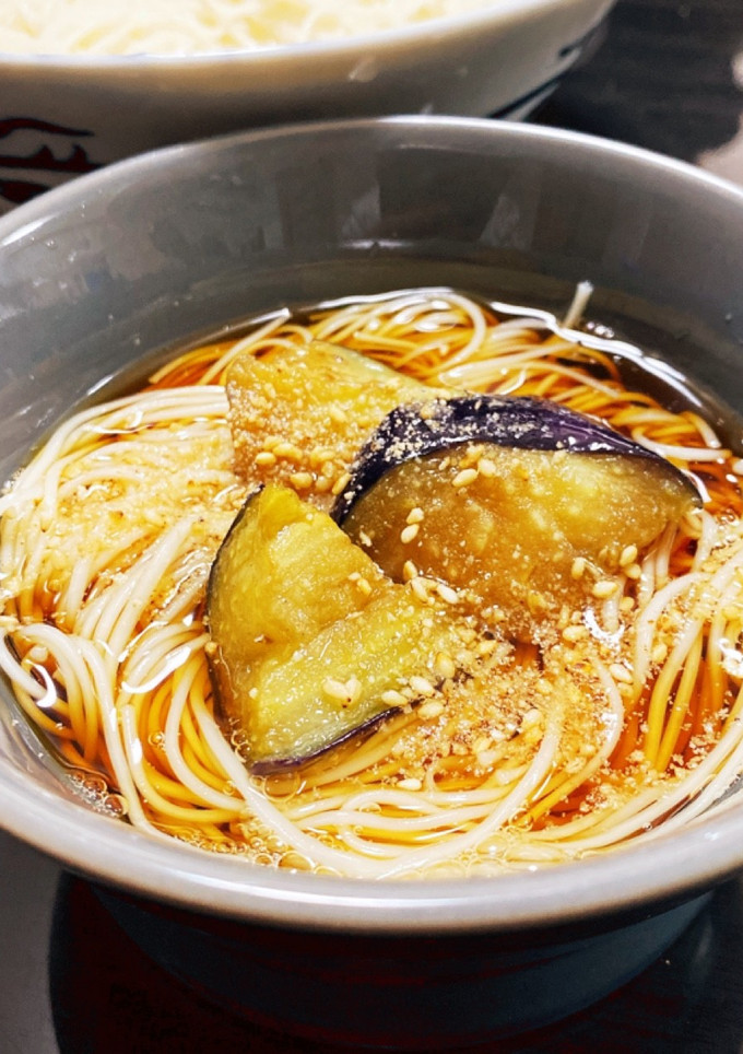 冷凍揚げなすで簡単そうめん♡-レシピのメイン写真