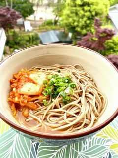 冷たいキムチ蕎麦-レシピのメイン写真