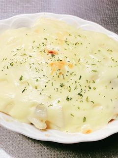 春限定!タラの芽と新玉ねぎのグラタン-レシピのメイン写真