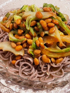 春キャベツ冷やし蕎麦-レシピのメイン写真