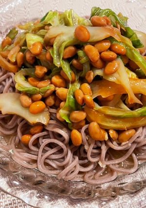 春キャベツ冷やし蕎麦-レシピのメイン写真