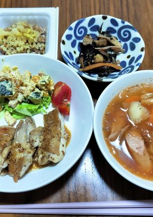 ハニーマスタードチキン-レシピのメイン写真