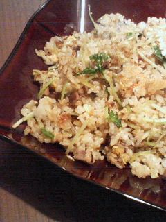 三つ葉と煮豚のチャーハン-レシピのメイン写真