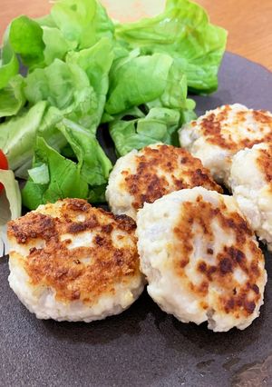 米粉でカリッと!豆腐と鶏肉の唐揚げ風-レシピのメイン写真