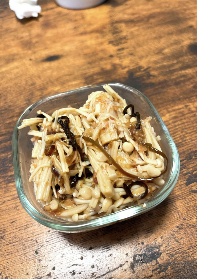 えのきと塩昆布の鰹節和え-レシピのメイン写真